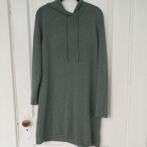 Sage Knit Sweater Dress